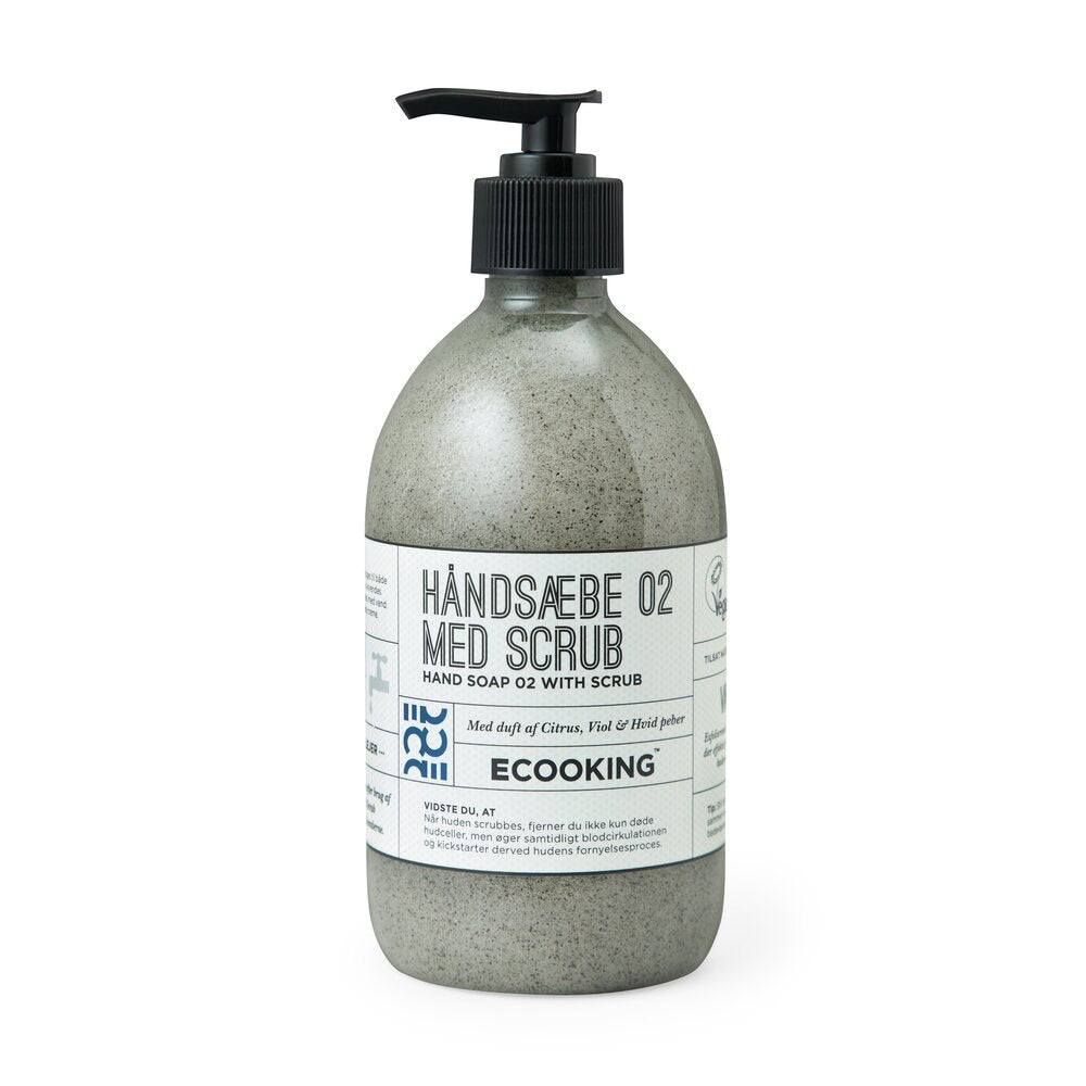 Ecooking Håndsæbe scrub 02 - 500 ml - Bahne
